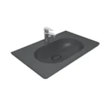 Kale Zero 2.0 100x50 Etajerli Lavabo Mat Antrasit Gri