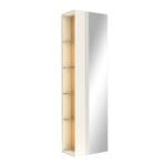 Kale Zero 2.0 50 cm Beyaz-Meşe Boy Dolabı