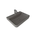 Kale Zero 2.0 60x45 Dikdörtgen Lavabo Mat Antrasit Gri