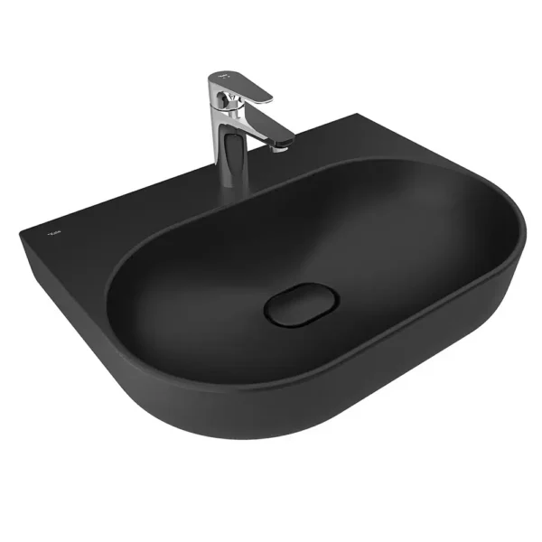 Kale Zero 2.0 60x45 Oval Lavabo Mat Siyah