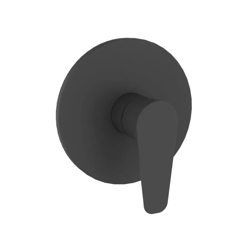 Kale Zero Ankastre Duş Bataryası-Sıva Üstü (Siyah)