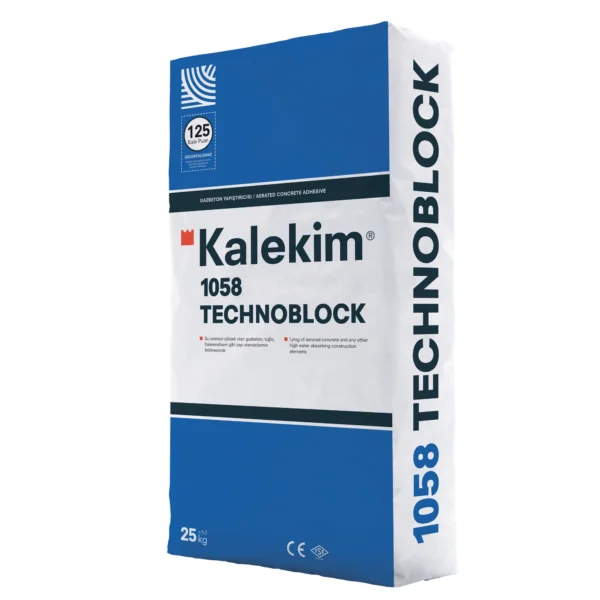 Kalekim 1058 Technoblock Gazbeton Yapıştırıcısı, Gri 25 kg