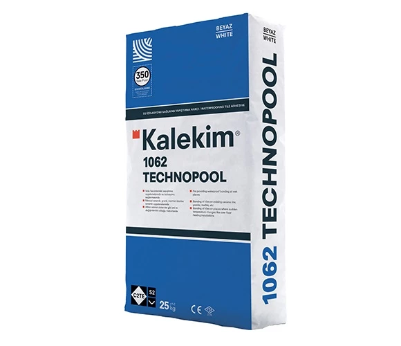 Kalekim 1062 Technopool Su Yalıtımı Sağlayan Yapıştırma Harcı, Gri C2TE S2 25 kg