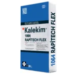 Kalekim 1064 Rapitech Flex Hızlı Priz Alan Esnek Yapırtırma Harcı, Gri C2FT S1 20 kg