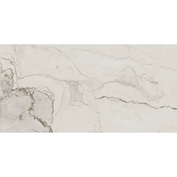 Kütahya Seramik 60x120 cm Adel Beyaz Rektifiye Parlak Nano