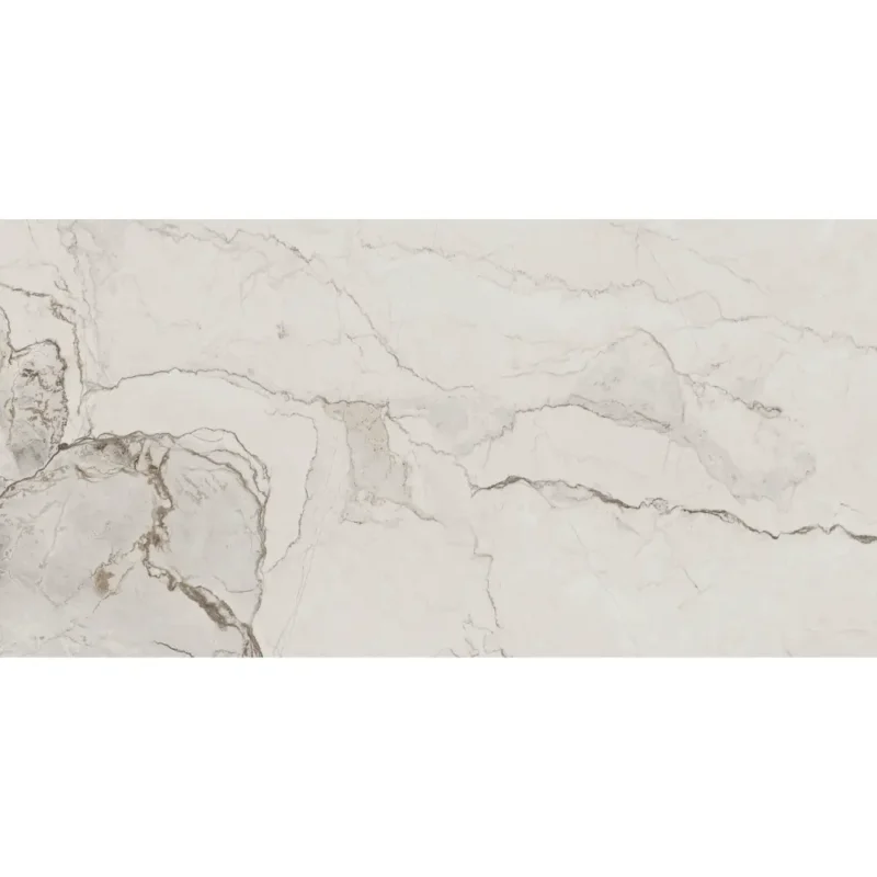 Kütahya Seramik 60x120 cm Adel Beyaz Rektifiye Parlak Nano