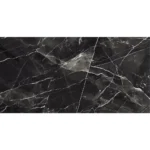 Kütahya Seramik 60x120 cm Black Calacatta Kristal Rektifiye Parlak Nano
