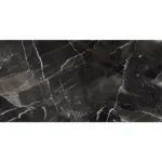 Kütahya Seramik 60x120 cm Black Calacatta Kristal Rektifiye Parlak Nano