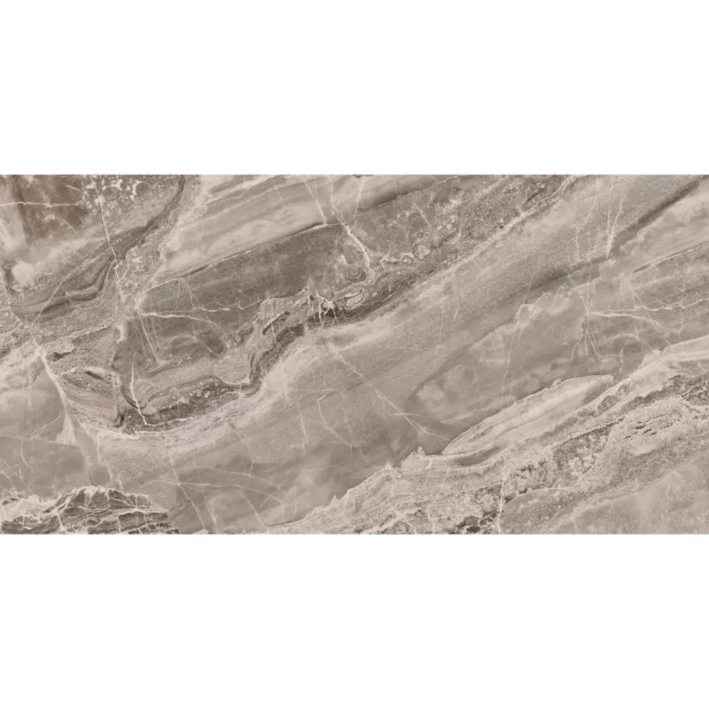 Kütahya Seramik 60x120 cm Keops Mocha Rektifiye Parlak Nano