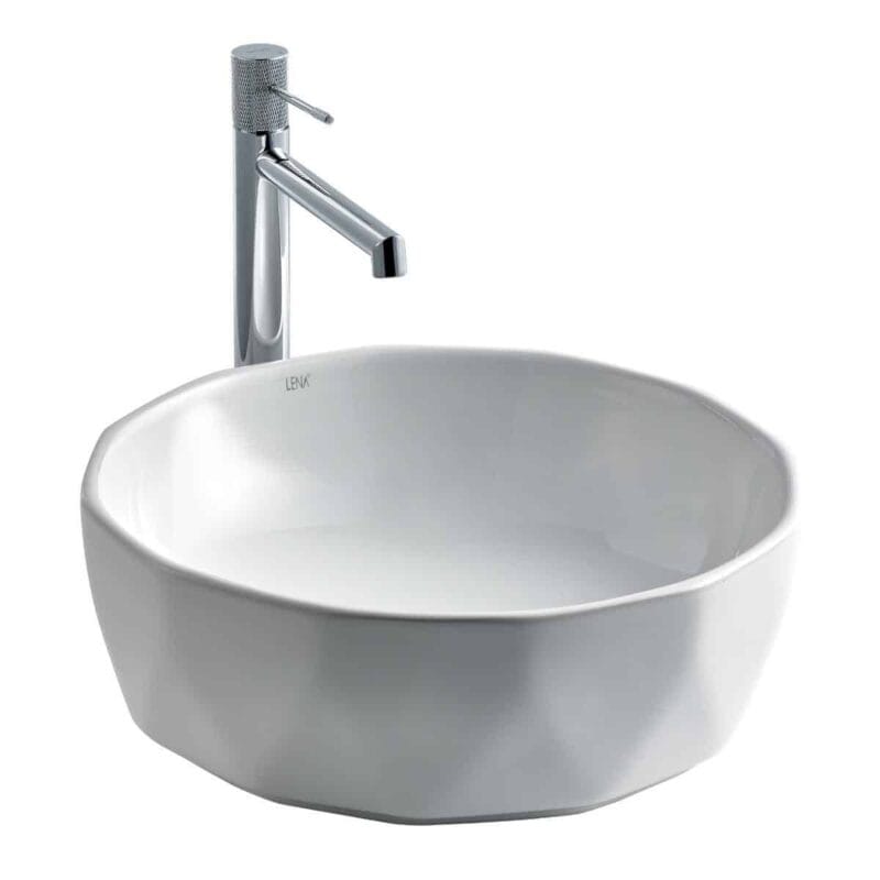 Lena E-2110 Tezgah Üstü Porselen Lavabo