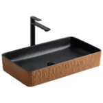 Lena E-4061K Tezgah Üstü Porselen Lavabo