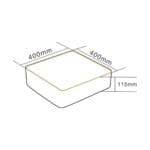 Lena E-4070S Tezgah Üstü Porselen Lavabo