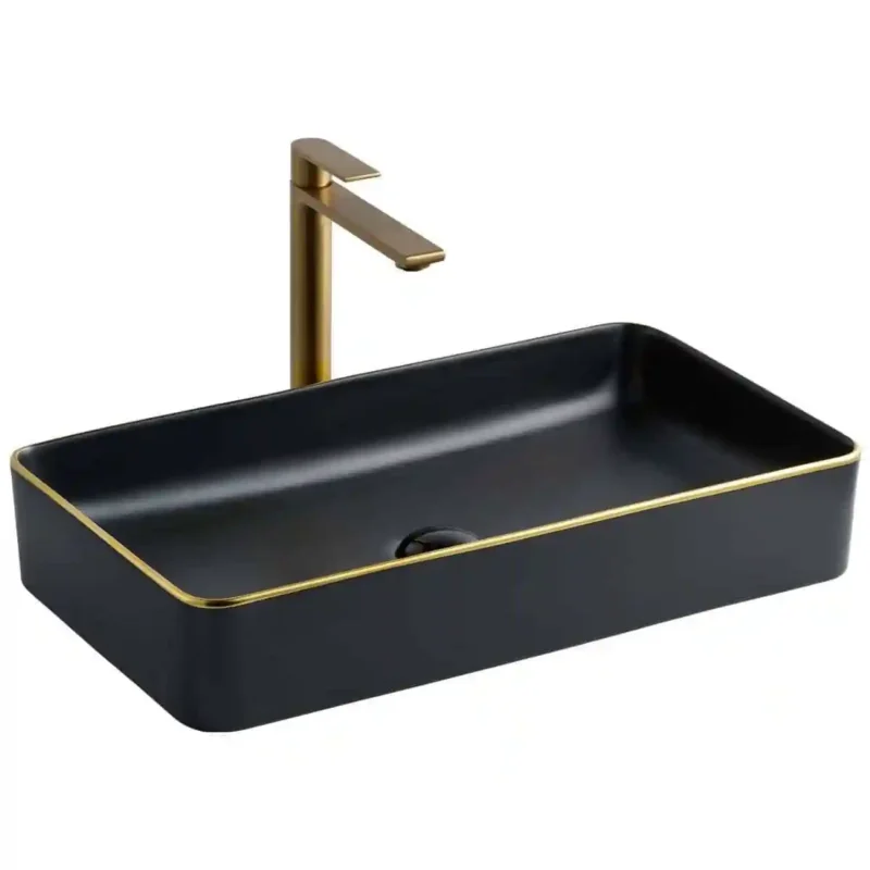 Lena E-4071S Tezgah Üstü Porselen Lavabo