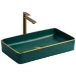 Lena E-4071Y Tezgah Üstü Porselen Lavabo