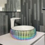 Lena E-4161M Tezgah Üstü Porselen Lavabo