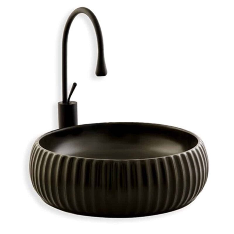 Lena E-4161S Tezgah Üstü Porselen Lavabo