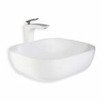 Lena E-4613 Beyaz Tezgah Üstü Lavabo