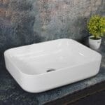 Lena E-4619 Tezgah Üstü Porselen Lavabo