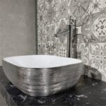 Lena E-5003G Tezgah Üstü Porselen Lavabo