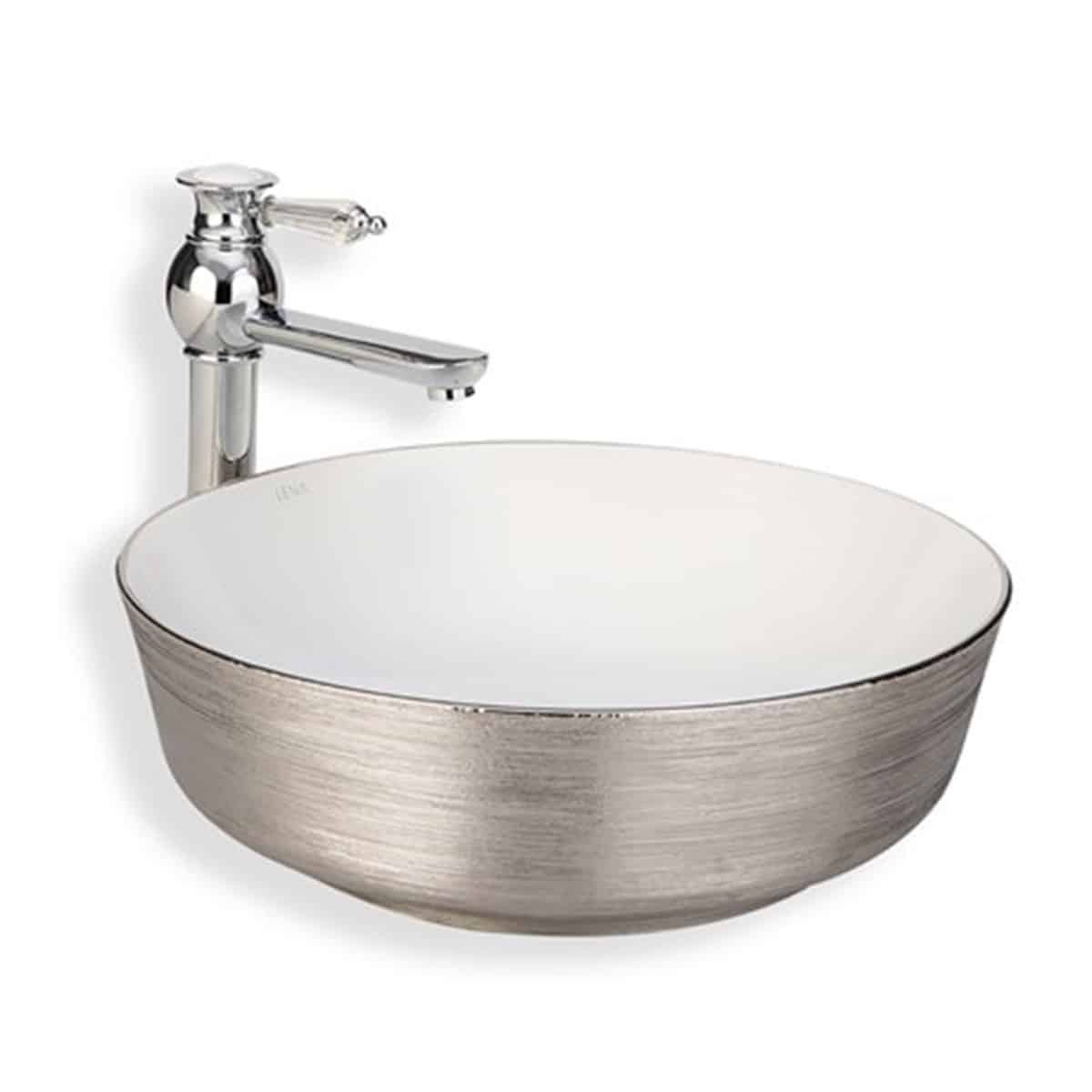 Lena E-5004G Tezgah Üstü Porselen Lavabo Lena E-5004G Tezgah Üstü Porselen Lavabo