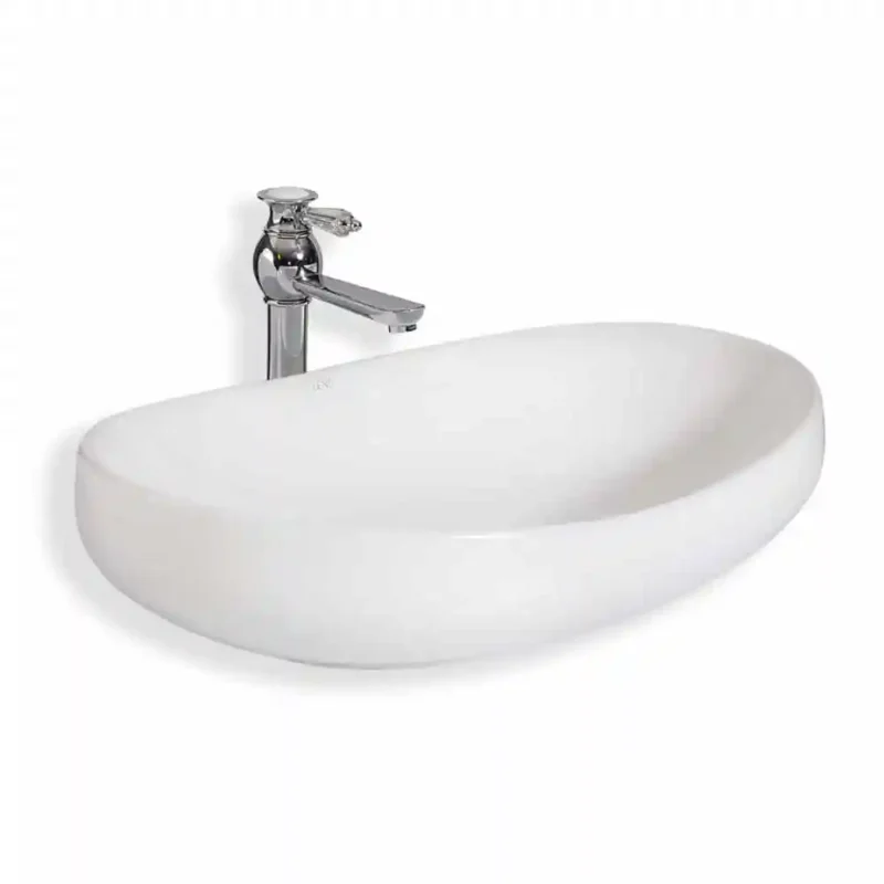 Lena E-5257 Beyaz Tezgah Üstü Lavabo