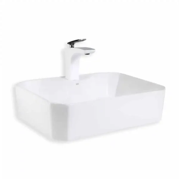 Lena E-5406 Beyaz Tezgah Üstü Lavabo