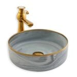 Lena E-7026 Tezgah Üstü Porselen Lavabo