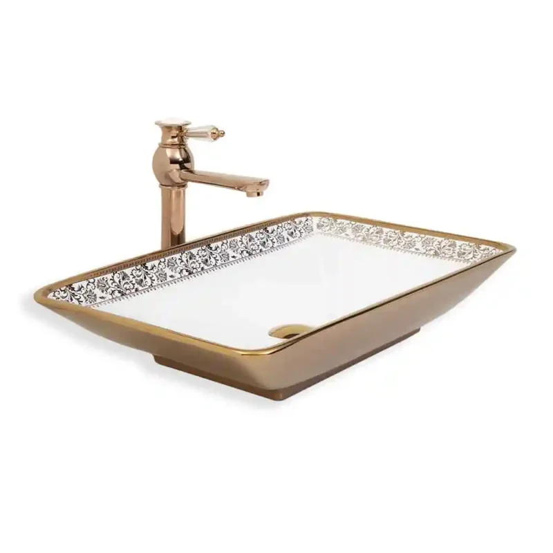 Lena E-8321 Bakır Tezgah Üstü Lavabo