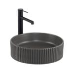 Lena E-W1001MF Tezgah Üstü Mat Füme Lavabo