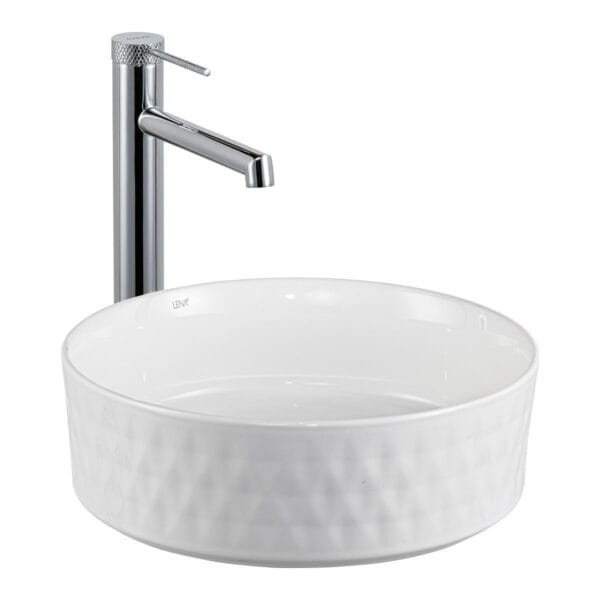 Lena E-W5001 Tezgah Üstü Lavabo Beyaz