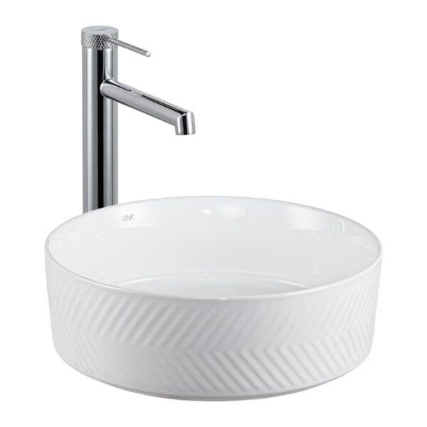 Lena E-W5002 Tezgah Üstü Lavabo Beyaz