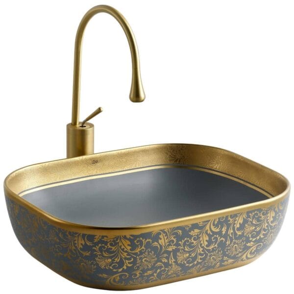 Lena EH-4290MGA Tezgah Üstü Porselen Lavabo