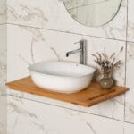 Lena EH-4600 Tezgah Üstü Lavabo Beyaz