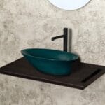 Lena EH-4610MY Tezgah Üstü Lavabo Mat Yeşil