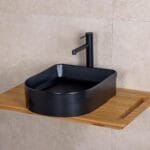 Lena EH-5110MS Tezgah Üstü Lavabo Mat Siyah