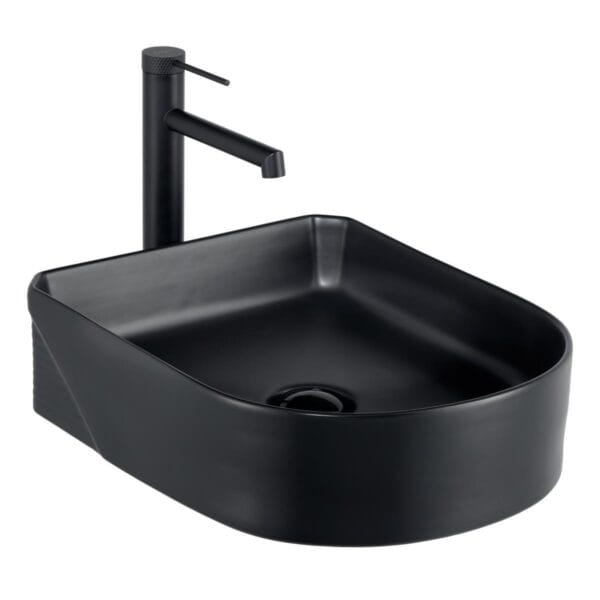 Lena EH-5110MS Tezgah Üstü Lavabo Mat Siyah