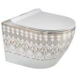 Lena ET-Y7032BY Asma Klozet Beyaz & Altın