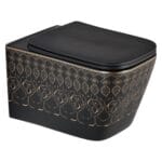 Lena ET-Y7032SK Asma Klozet Siyah & Altın