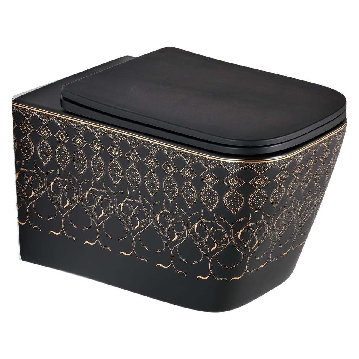 Lena ET-Y7032SK Asma Klozet Siyah & Altın Lena ET-Y7032SK Asma Klozet Siyah & Altın