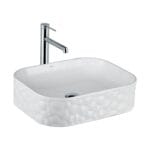 Lena EY-4709 Tezgah Üstü Lavabo Parlak Beyaz