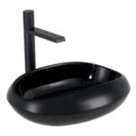 Lena EY-4710S Tezgah Üstü Lavabo Parlak Siyah