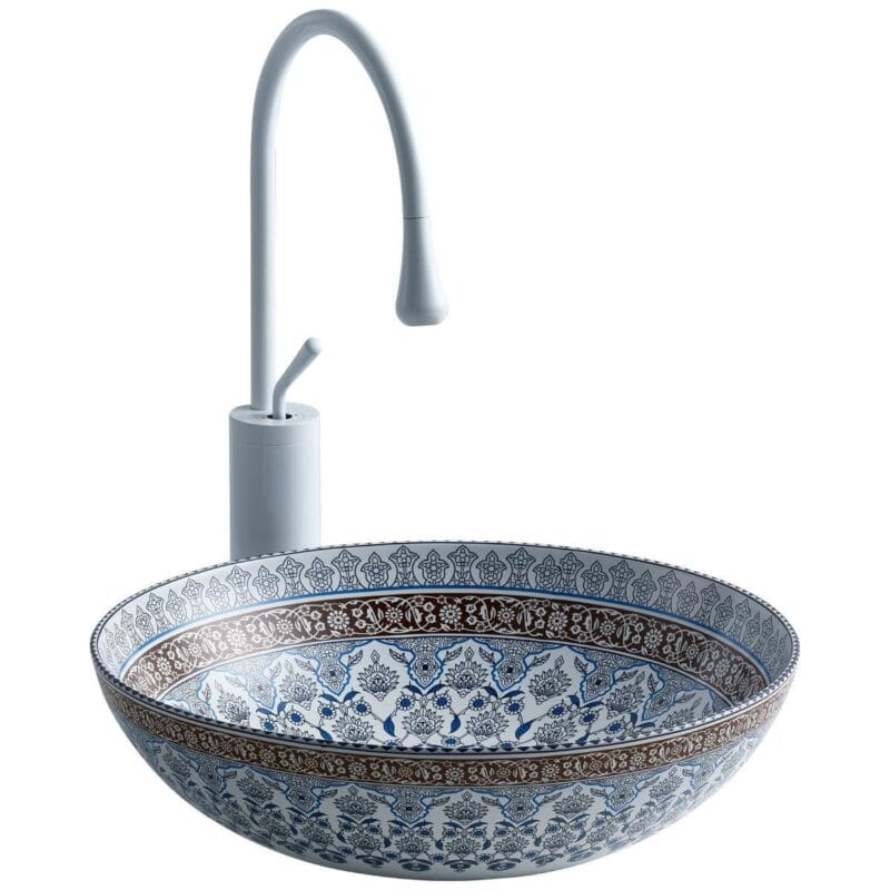 Lena EY-7029 Tezgah Üstü Porselen Lavabo