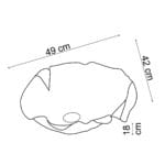 Lena EY-9104 Tezgah Üstü Lavabo