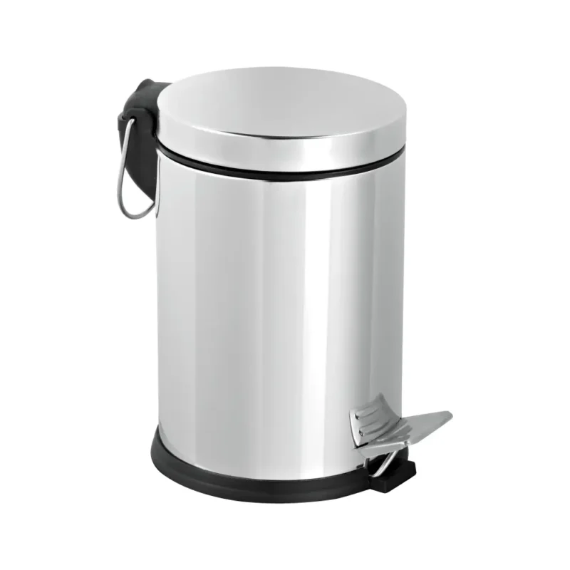 Orka 5 Litre Pedallı Eko Çöp Kovası Krom Sd34425C