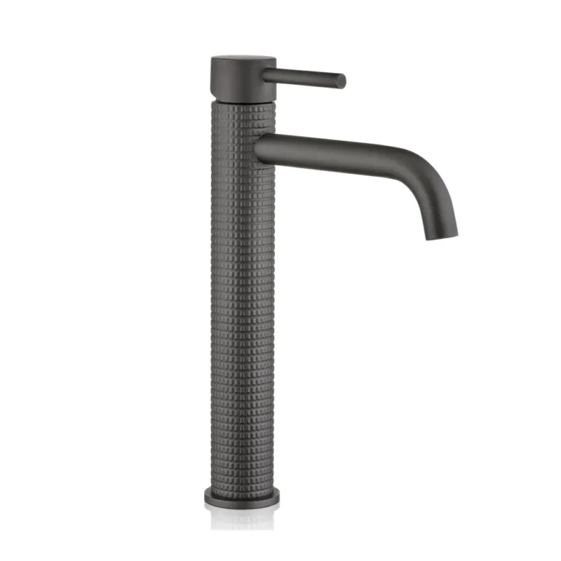 Orka Grid Yüksek Lavabo Bataryası Mat Gri E2407Gr