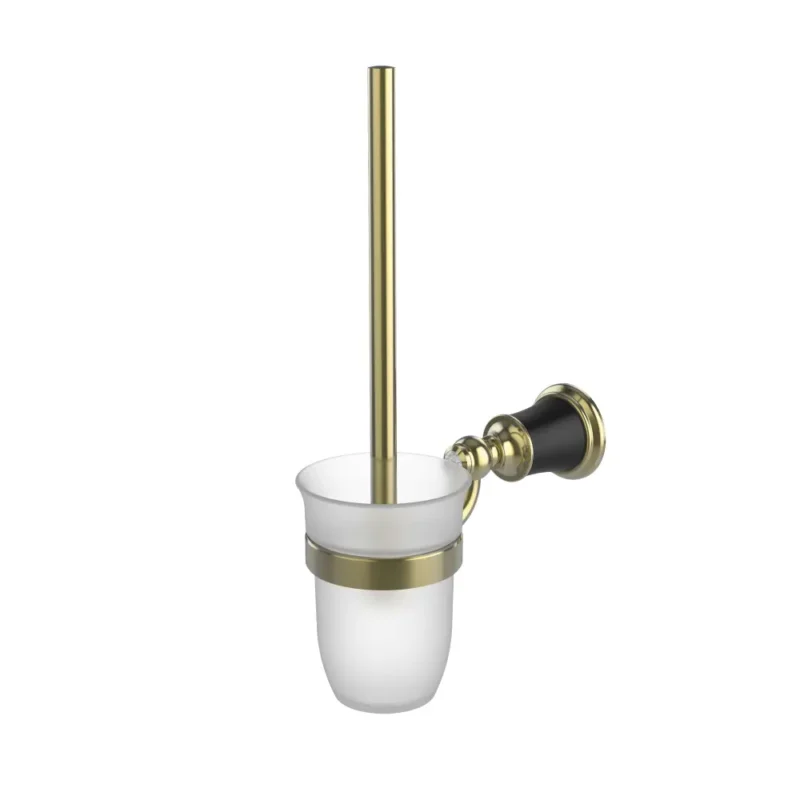 Orka Premium Tuvalet Fırçalığı Siyah Altın Pr8709Bg