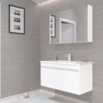 Orka Side 100 CM Kapaklı Banyo Dolabı Takım