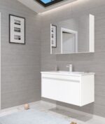 Orka Side 100 CM Kapaklı Banyo Dolabı Takım