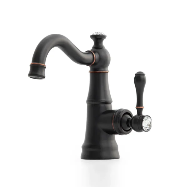 Orka Topkapı Lavabo Bataryası Siyah-Antrasit Tp1448B