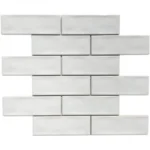 Pukka Tile Beyaz 2x6 Brick Porselen Mozaik
